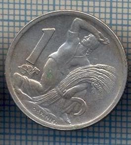 AX 1442 MONEDA- CEHOSLOVACIA - 1 KORUNA -ANUL 1946 -STAREA CARE SE VEDE foto