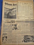 ziarul romania libera 13 martie 1965 - satul vaida din regiunea oradea , moartea lui george calinescu ,ansamblul brauletul