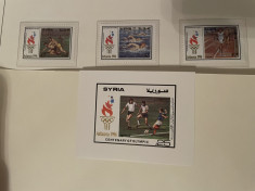 siria jocurile olimpice 1996 SUA Atlanta Timbre sport nestampilate MNH foto