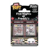 Five Nights at Freddy's Bitty POP!Set 2 minifigurine Withered Foxy &amp; Marionette 2 cm