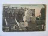Carte postala Giurgiu:Cazinoul si monumentul eroilor francezi 1918 circul.1931, Circulata, Printata