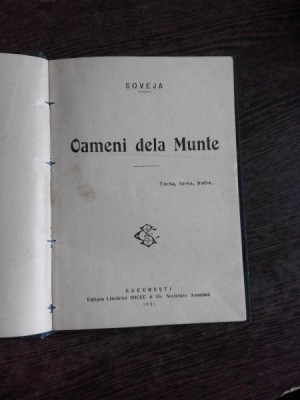 OAMENI DE LA MUNTE - SOVEJA foto