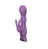 Vibrator Rabbit Desire, Ecran LCD, 27 Moduri Stimulatoare, Silicon, USB Magnetic, Mov, 18 cm, Mokko Toys