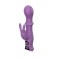 Vibrator Rabbit Desire, Ecran LCD, 27 Moduri Stimulatoare, Silicon, USB Magnetic, Mov, 18 cm, Mokko Toys