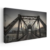 Tablou cu pod de fier Tablou canvas pe panza CU RAMA 70x140 cm