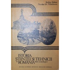 ISTORIA STIINTEI SI TEHNICII IN ROMANIA