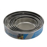 Sita cernut din inox pentru malai , 6 piese