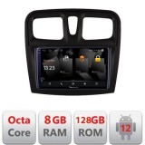 Navigatie Dacia Sandero 2012-2020 var B Android radio gps internet Octa core 8+128 DTS DSP 360 4G Optical CarStore Technology