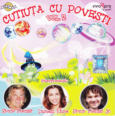 CD Povesti: Cutiuta cu povesti - Vol.2 ( original, stare foarte buna ) foto