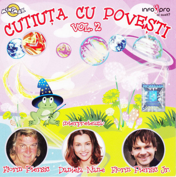 CD Povesti: Cutiuta cu povesti - Vol.2 ( original, stare foarte buna )