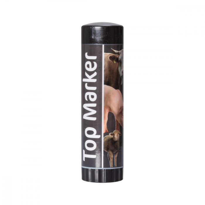 Creion negru pentru marcarea animalelor pe termen scurt, TopMarker, 60&nbsp;ml