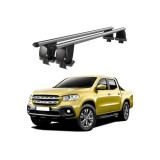 Bare transversale aluminiu pentru Mercedes-Benz X-Class 470 2018-, plafon neted