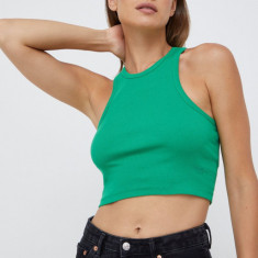 Pepe Jeans top femei, culoarea verde