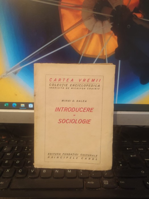 Mihai D. Ralea, Introducere &icirc;n sociologie, prima ediție, București c. 1925, 174