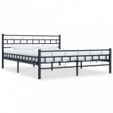 VidaXL Cadru de pat, negru, 180 x 200 cm, oțel