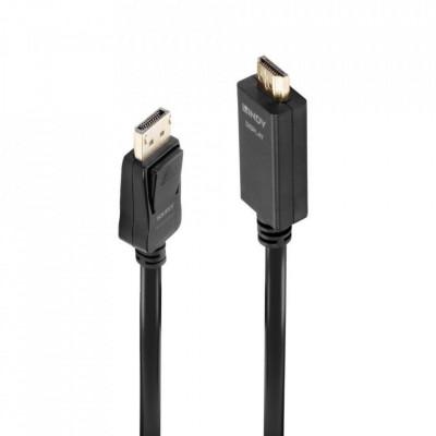Cablu Lindy 5m DisplayPort to HDMI 10.2G foto