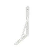 Consola punte, din otel, alba, 300 x 200 x 30 mm