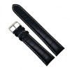 Curea de ceas din piele naturala Neagra XL - 18mm / 20mm / 22mm / 24mm - C3044, Hcraft