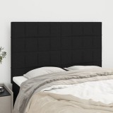 Gossi tablii de pat, 4 buc, negru, 72x5x78/88 cm, textil