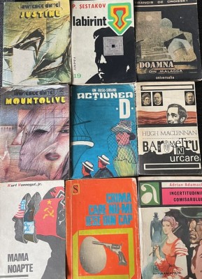 Lot de 9 romane diverse foto