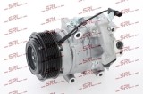 Compresor AC Honda CR-V 2018; motor 2.2 i-Dtec, tip Denso 10SR15C, diametru fulie 110mm, 7 nervuri, iesire 15,5mm, intrare 18,3mm; 38810R7CG02;