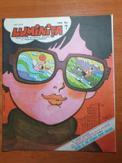 revista pentru copii - luminita iulie 1976 foto