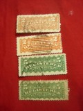 4 Timbre Canada Registered 1875 : 2x2C ,2x5C, Stampilat