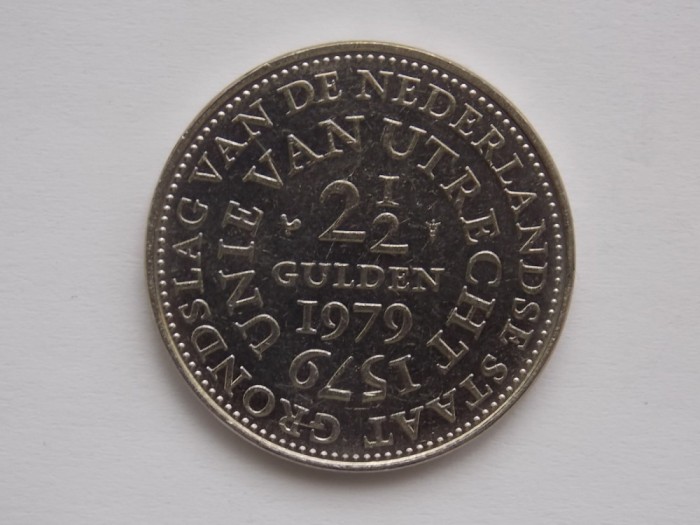 2 1/2 GULDEN 1979 OLANDA-COMEMORATIVA