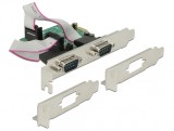 PCI Express la 2 x Serial RS-232 high speed 921K cu voltage supply, Delock 89641