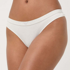 Emporio Armani Underwear tanga 2-pack culoarea bej