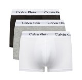Set 3 boxeri pentru barbati Calvin Klein 0000U2664G, negru alb gri, L (91-97 cm) - OUTLET