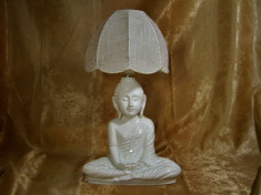 Veioza portelan Blanc de Chine Buddha, colectie, cadou, vintage foto