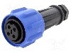 Conector circular, mama, 4 pini, BULGIN - PX0911/04/S