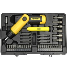 Set cu surubelnita tip pistol cu 40 de varfuri STANLEY