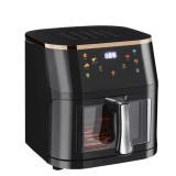 Friteuza cu Aer Cald 10L, Fereastra Vizuala si Ecran Tactil Inteligent, 2400 W