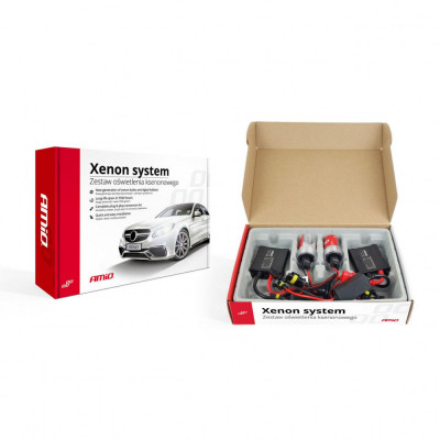 Kit XENON AC model SLIM, compatibil H1, 35W, 9-16V, 6000K, destinat competitiilor auto sau off-road foto