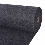 vidaXL Covor Antracit 1,2 x 15 m Poliester 331335