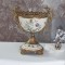 Amfora Craquele din portelan cu bronz ROC024