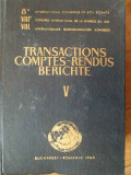 Transactions Comptes-rendus Berichte V - Necunoscut ,303826