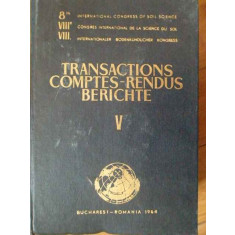 Transactions Comptes-rendus Berichte V - Necunoscut ,303826