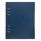 Agenda organizer A5 cu 6 inele albastru
