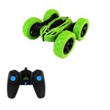 Masinuta Telecomanda Stunt Car Double Star D828 4WD 2.4 GHz, Lumini LED, Scara 1:24, Verde