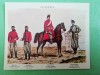 C9 28 - 1977 - Calendar de buzunar - tematica militara - uniforme de epoca