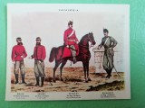 C9 28 - 1977 - Calendar de buzunar - tematica militara - uniforme de epoca