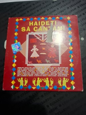 Cd haideti sa cantam foto