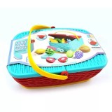 Set de joaca Cosluet cu fructe pentru picnic, 15 piese,plastic