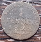 (M1990) MONEDA GERMANIA (STATELE GERMANE - PRUSIA) - 1 PFENNIG 1825, LIT. A