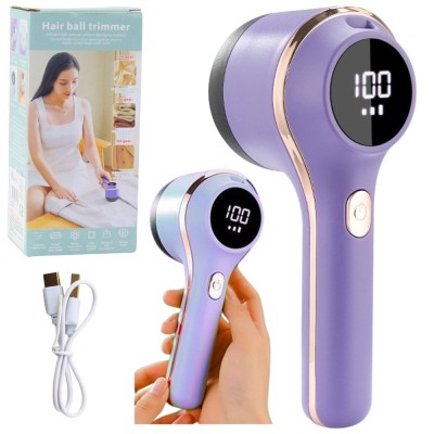 Aparat electric pentru scame cu 3 viteze, violet, Lean 26189 foto