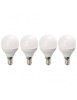 Set 4 Becuri LED E14 6W Drimus DL 6064, Lumina Rece 6000K, 480 Lm, Durata 30000h, Economic, 50W echivalent
