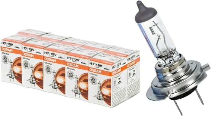 Set 10 Bucati Becuri Halogen H7 12V Osram Original